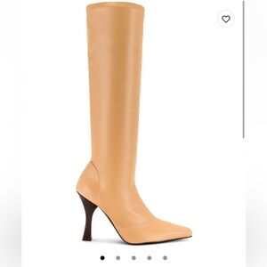 Helsa Snipped Toe Boot in Beige